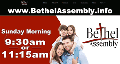 Desktop Screenshot of bethelassembly.info